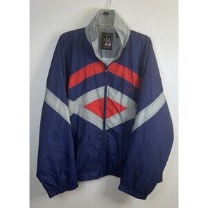 Vintage JC PENNY Olympics 1996 Team USA Men XL Nylon Full-Zip Windbreaker Jacket